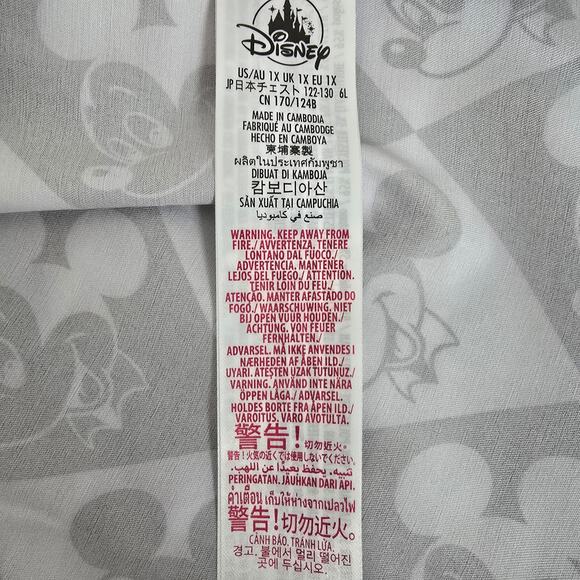 NWOT Disney Mickey Mouse 2 Piece Set Pajamas Sleep Shirt & Shorts Plus Size 1X - Picture 10 of 11